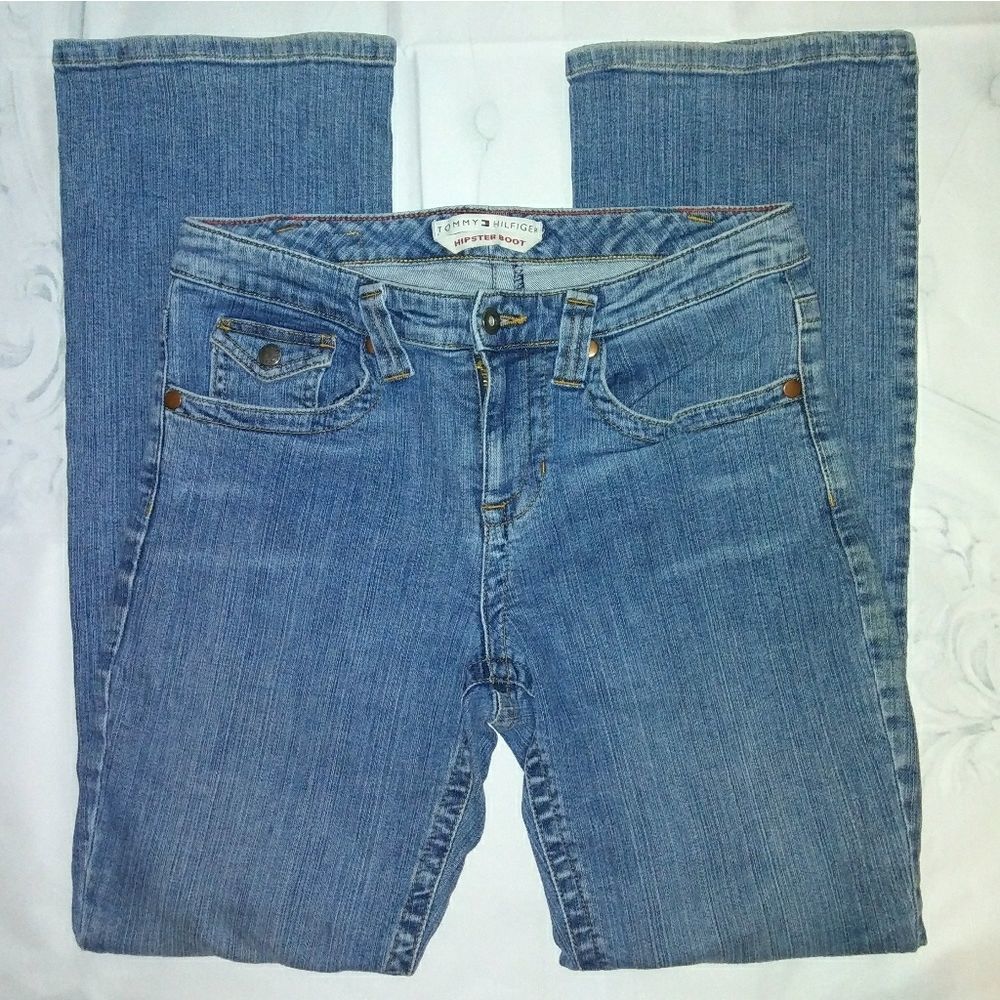 Tommy‎ Hilfiger Hipster Boot Denim Jeans Size 6